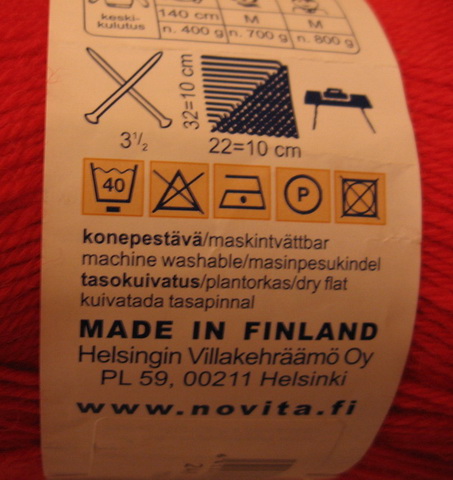yarn label